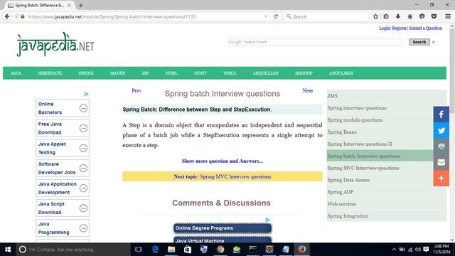 Spring Batch: Difference between Step and StepExecution.
| javapedia.net смотреть онлайн