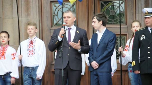 Мой город Н: выступление Сенкевича на поднятии флага ЕС смотреть онлайн