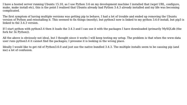 Ubuntu: Multiple Python Versions on Ubuntu 15.10 Causing Problems смотреть онлайн