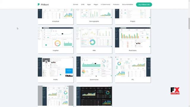 Philbert - Multipurpose Bootstrap Admin Dashboard Template + UI Kit смотреть онлайн