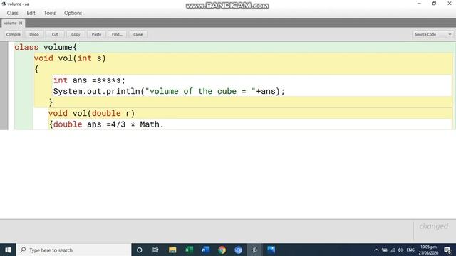 Java | function overloading | volume| смотреть онлайн