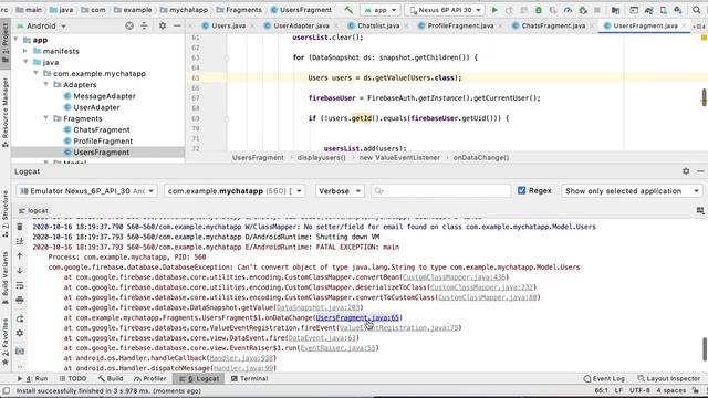 Pt. 10 (1/2) Status | Online | Offline | ChatApp Android | FirebaseApp Tutorial смотреть онлайн