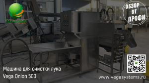 Машина для очистки лука разного размера от шелухи Vega Onion 500 | Обзор от профи