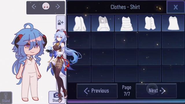 Ganyu in Gacha Club (Genshin Impact/Gacha Club) смотреть онлайн