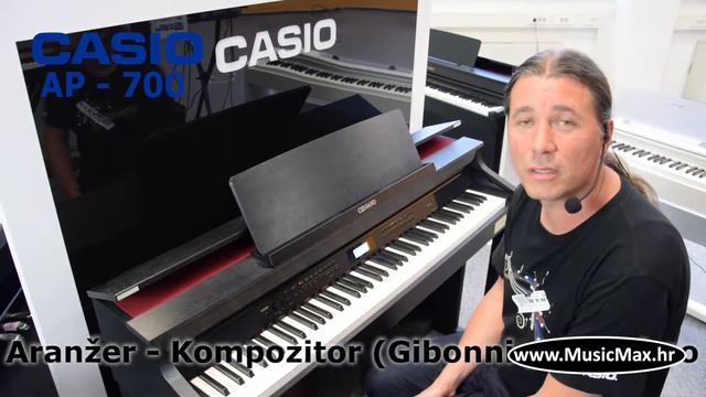CASIO CELVIANO AP-700 digitalni klavir (demo Kristian Terzić) смотреть онлайн