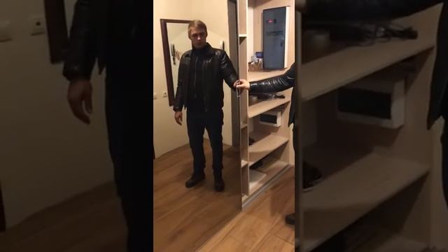 Большие раздвижные двери с зеркалом Бронза смотреть онлайн