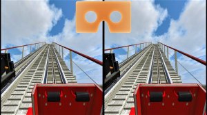 Roller Coaster 11 Американские Горки для VR очков 3D SBS VR box video