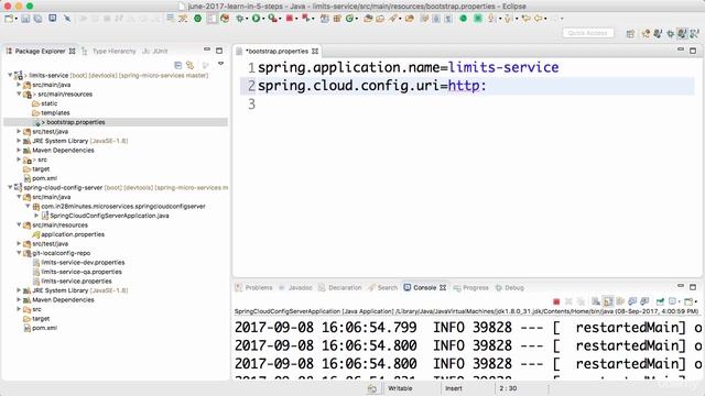 065 Step 09 Connect Limits Service to Spring Cloud Config Server смотреть онлайн