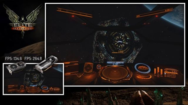 Elite Dangerous nVidia GTX 970 vs GTX 1080 framerate comparison смотреть онлайн