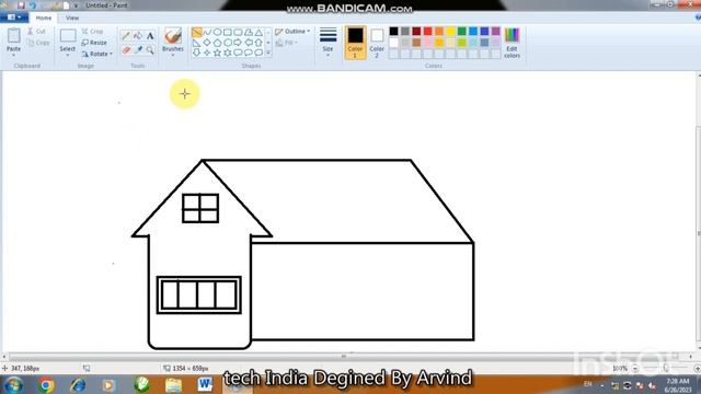 paint me drawing kaise banaye | ms paint drawings | paint me house kaise banaye #painting #mspaint смотреть онлайн