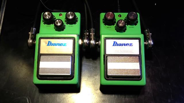 Vintage Ibanez TS9 vs New Ibanez TS9 Tube Screamer смотреть онлайн