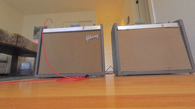 Early 60's Gibson Falcon amps. With and without mods смотреть онлайн