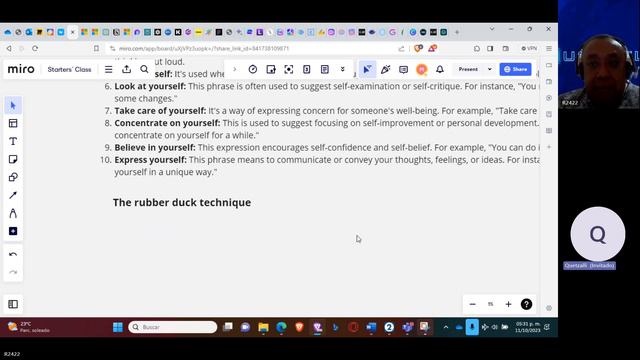 Teacher Miguel´s Class on Past Continuous and Reflexive Pronouns смотреть онлайн