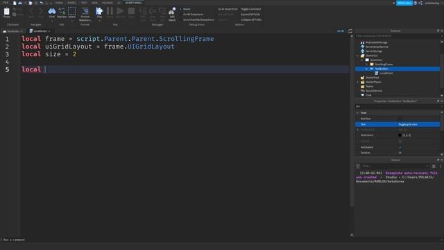HOW TO MAKE A TOGGLE GRID VIEW BUTTON IN ROBLOX STUDIO! смотреть онлайн