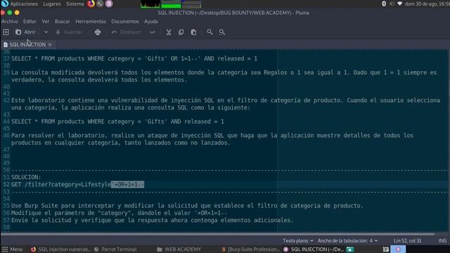 SQL injection vulnerability in WHERE clause allowing retrieval of hidden data смотреть онлайн