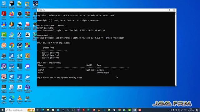 ORA-01439: column to be modified must be empty to change... - Oracle Database 12c Error Messages смотреть онлайн