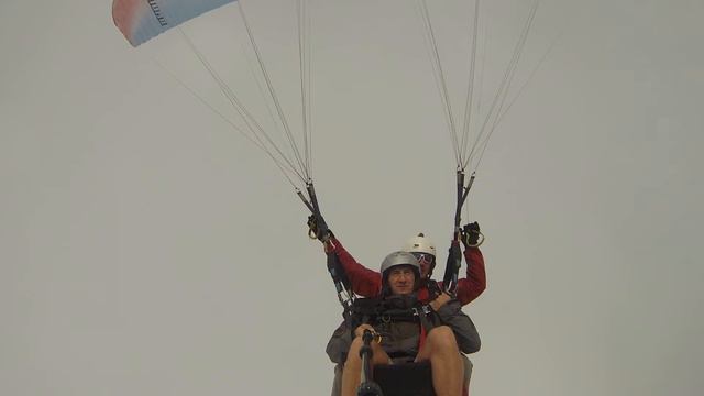 Полёт на параплане Гагра Абхазия 2013 смотреть онлайн