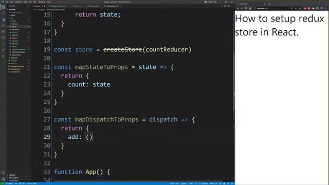 React Redux Store Setup Tutorial (Putting it all together) смотреть онлайн