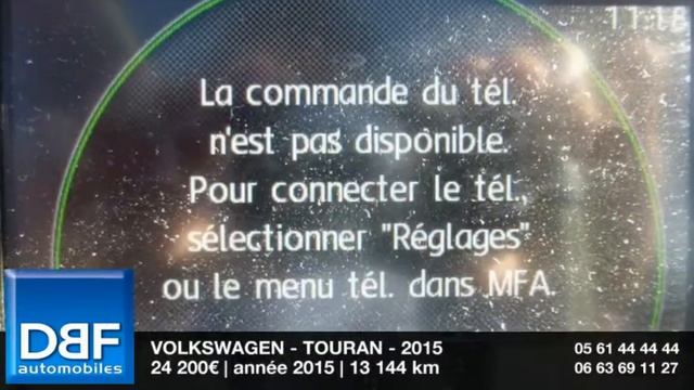 Annonce Occasion VOLKSWAGEN Touran 1.6 TDI 105ch FAP Cup DSG7 2015 смотреть онлайн