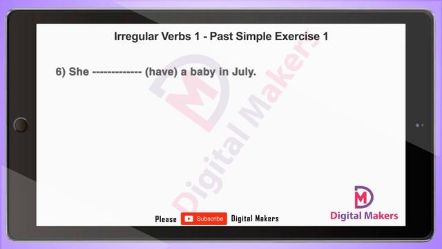 Irregular Verbs 1 Past Simple Exercise 1 and Quiz Test 10 Bits смотреть онлайн