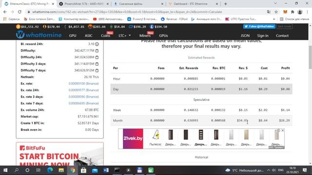 Что майнить на 4Gb видеокарте или Rvn против Etc