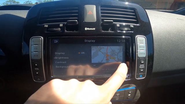 How To Change Display Brightness And Contrast In Nissan Leaf ( 2011 - 2017 ) - Adjust Display