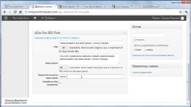 Цикл WordPress от нуля до работающего блога 13 Финал смотреть онлайн