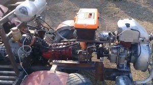 Тест-драйв минитрактора с двигателем умз (зид 4.5)