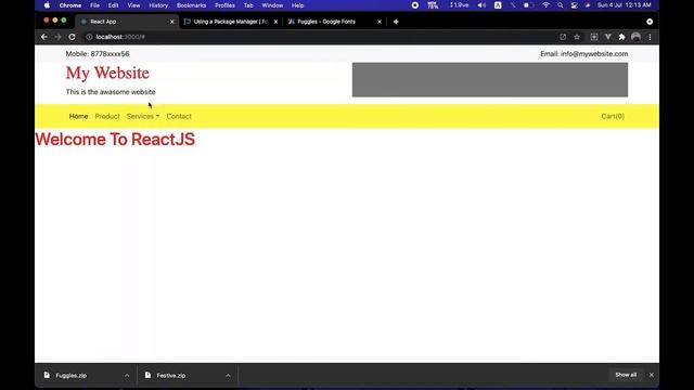 ReactJS Tutorial in Hindi | Using google fonts in ReactJS Project смотреть онлайн