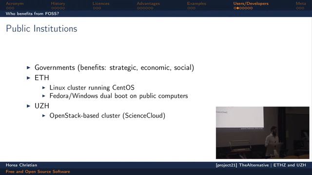 FOSS (Free and Open Source Software) course - LinuxDays FS17 смотреть онлайн