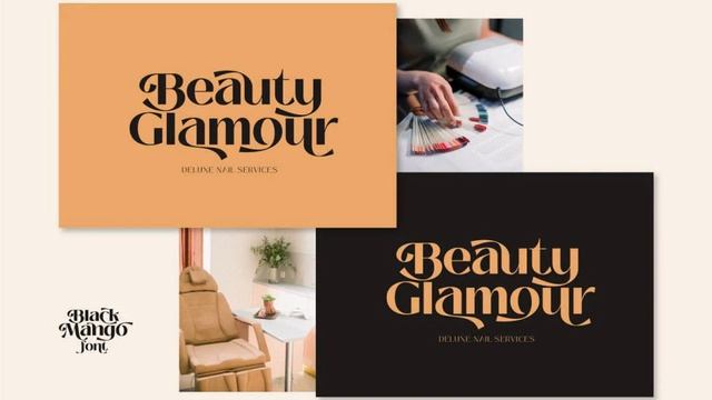 Web Font: Black Mango - Modern beauty font смотреть онлайн