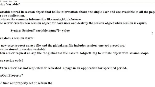 Session Object| Session Methods |Session Property| Session Event| the complete Session object in AS смотреть онлайн