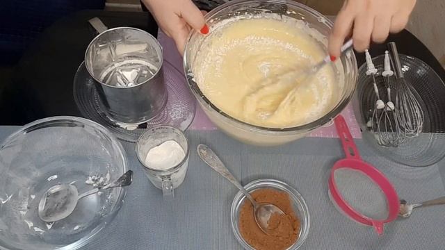 Двухцветный бисквит по рецепту 70-их годов./Biskvit