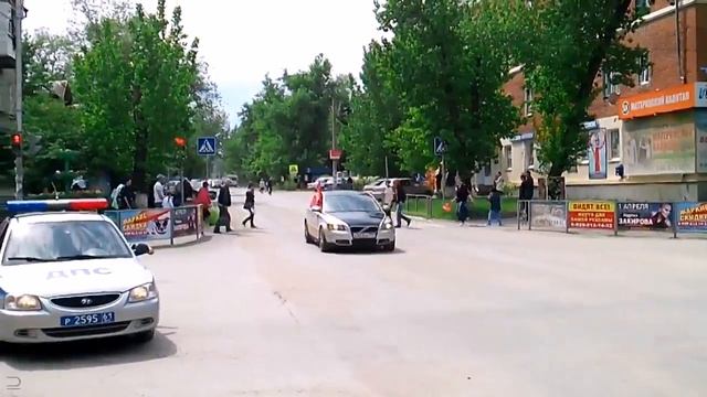 Автопробег в честь Дня Победы 09 05 2016 Каменск Шахтинский смотреть онлайн