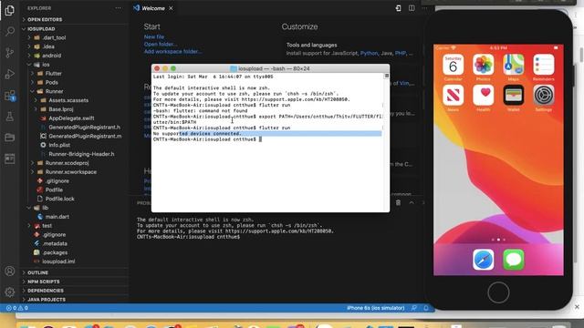 Flutter: Command not found in terminal. смотреть онлайн