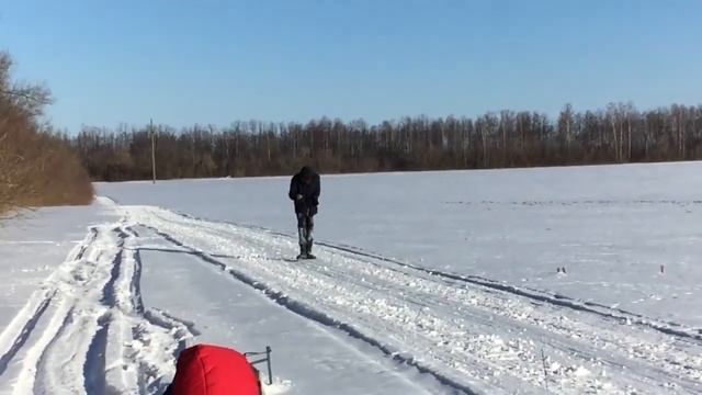 Покатушка на снегоходе Yamaha смотреть онлайн