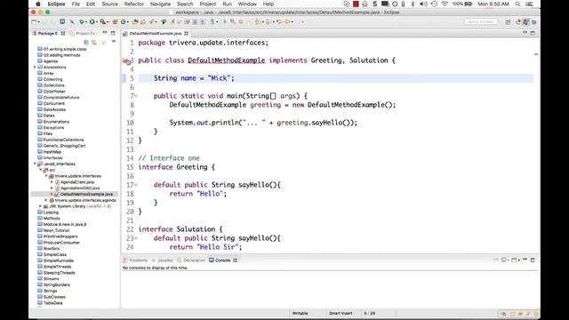 Java 8 Conflicting default methods, and Resolving method conflicts смотреть онлайн