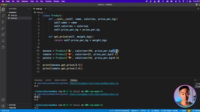 Learn Python • #11 Classes • Create and Use Classes in Python смотреть онлайн