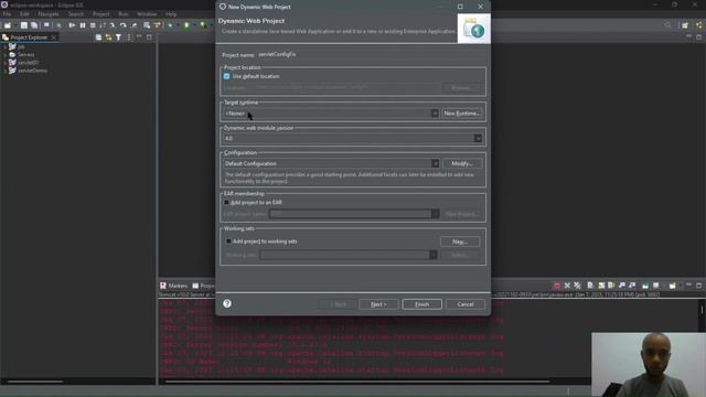 Eclipse not loading a servlet and required packages properly. смотреть онлайн