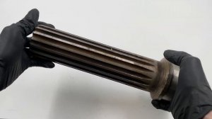 Шлиц карданного вала до нанесения покрытия