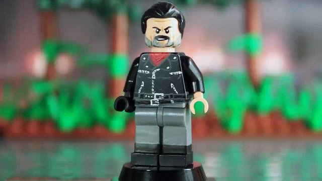 Custom LEGO The Walking Dead Negan Minifigure (By Billbobful) смотреть онлайн
