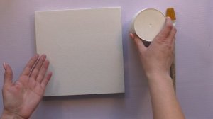 Подготавливаем покупной холст. Грунтуем.
