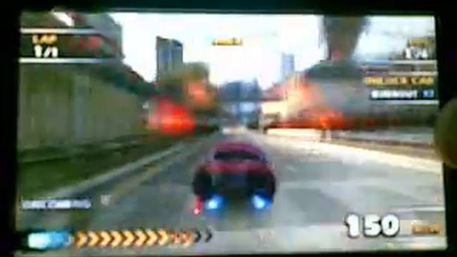 Burnout Dominator Gameplay Video for Sony PlayStation Portable (PSP) смотреть онлайн