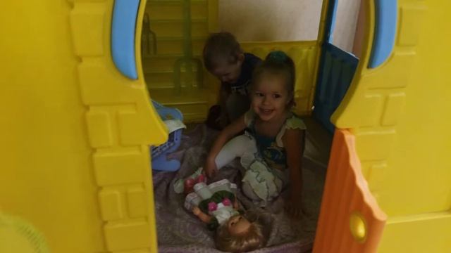 Веселые игры в домике! Детский садик "АБВГДейка", Самара. смотреть онлайн