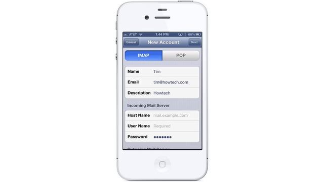 How To Setup IMAP For IPhone