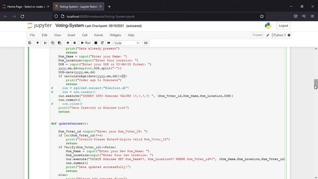 Online Voting system in python | project for beginners (2021) смотреть онлайн