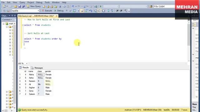 How to Get NULLs to Sort at First or Last ? смотреть онлайн