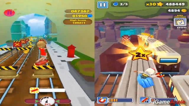 Subway Surfers Mumbai 2021 vs Like Nastya Subway Endless Run Gameplay HD смотреть онлайн