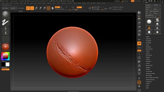 Free Rock Sculpting Tutorial - Preview смотреть онлайн