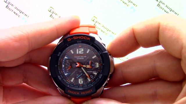 Часы Casio G-SHOCK GW-3000M-4A [GW-3000M-4AER] - Видео обзор от PresidentWatches.Ru смотреть онлайн
